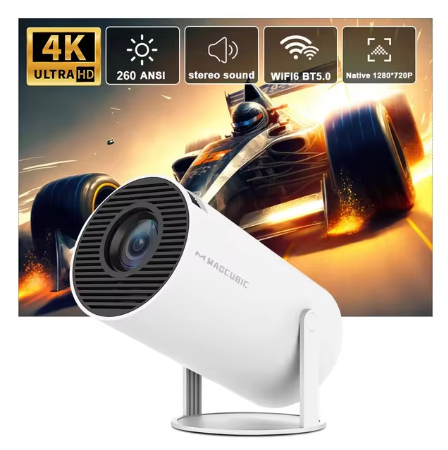 Pocket-Sized 4K Projector with Stunning Clarity